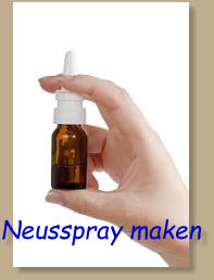 Neusspray maken